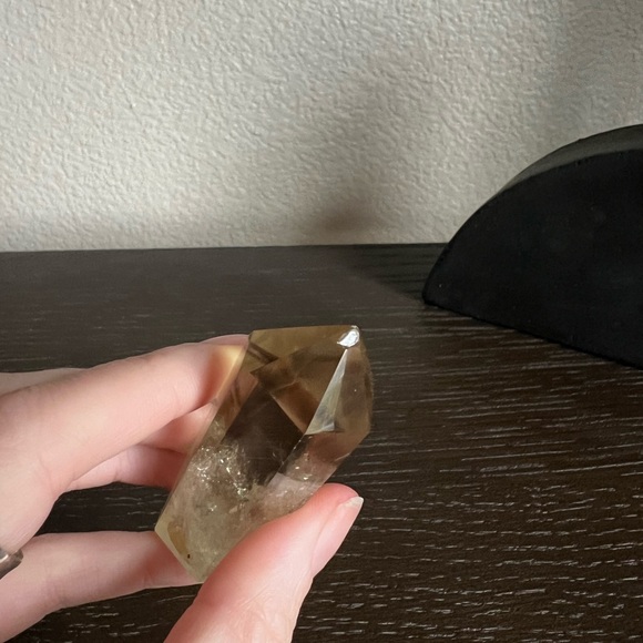 Smokey Phantom Lemon Quartz Crystal - Picture 4 of 4